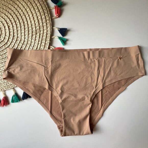 Victoria's Secret Love Cloud Hiphugger Panty Sweet Praline Large NEW - Picture 1 of 4